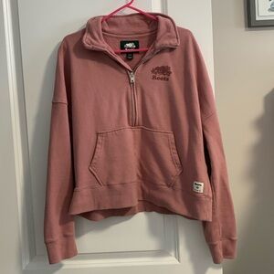 Roots cropped crew neck